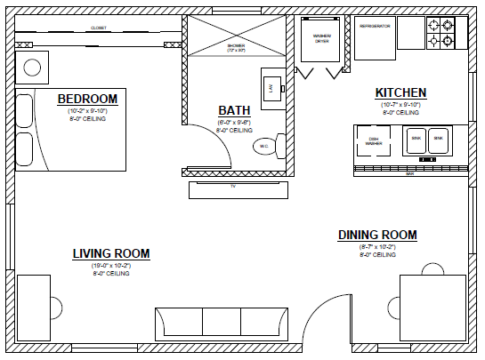 San Diego Free ADU Plan F